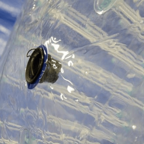 POGO Big Games Clear PVC Zorb Ball with Single Hole by POGO 750022456223 4791 Clear PVC Zorb Ball with Single Hole SKU#4791