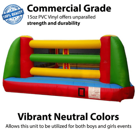 POGO Big Games Inflatable Boxing Ring with Blower and Accessories by POGO 754972324922 3419 Inflatable Boxing Ring with Blower and Accessories SKU# 3419