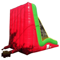 12'H Retro Rainbow Inflatable Velcro Wall with Accessories by POGO