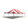 Image of POGO Canopies & Gazebos 20ft x 30ft Red Weekender Standard Canopy Pole Tent by POGO 754972357050 677 20ft x 30ft Red Weekender Standard Canopy Pole Tent by POGO SKU# 677