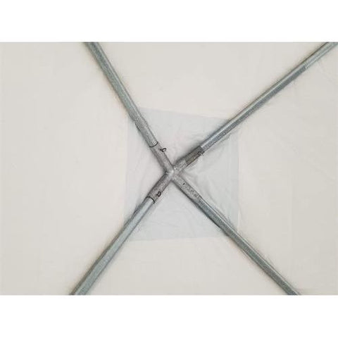 POGO Canopy Tents & Pergolas 10' x 10' Blue PVC Weekender West Coast Frame Party Tent by POGO 754972302661 5439
