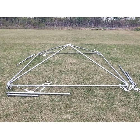POGO Canopy Tents & Pergolas 10' x 10' Blue PVC Weekender West Coast Frame Party Tent by POGO 754972302661 5439
