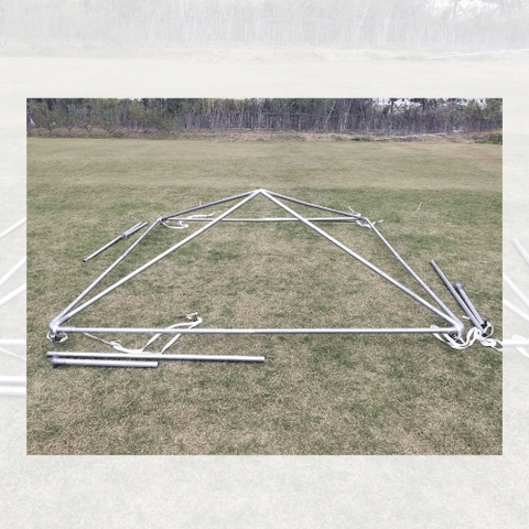 POGO Canopy Tents & Pergolas 10' x 10' White PVC Weekender West Coast Frame Party Tent by POGO 754972297325 5447
