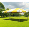 Image of POGO Canopy Tents & Pergolas 10' x 20' Yellow PVC Weekender West Coast Frame Party Tent by POGO 754972318983 5750