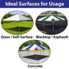 Image of POGO Canopy Tents & Pergolas 20' x 20' Blue PVC Weekender West Coast Frame Party Tent by POGO 754972319065 5909