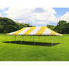 Image of POGO Canopy Tents & Pergolas 20' x 40' Yellow Weekender Standard Canopy Pole Tent by POGO 754972357104 3999 20' x 40' Yellow Weekender Standard Canopy Pole Tent by POGO SKU# 3999