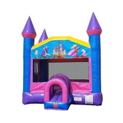 POGO Commercial Bouncers 14' Pink & Blue Princess Dream Bounce House with Blower by POGO 754972336543 6997 14' Pink & Blue Princess Dream Bounce House with Blower by POGO 6997