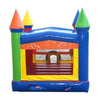 Image of POGO Commercial Bouncers 14' Rainbow Modular Bounce House with Blower and Dinosaur Art Panel by POGO 754972336567 7492 14' Rainbow Modular Bounce House with Blower and Dinosaur Art Panel