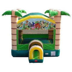 POGO Commercial Bouncers 14' Tropical Paradise Bounce House with Blower by POGO 754972336574 6999 14' Tropical Paradise Bounce House with Blower by POGO SKU# 6999