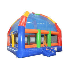 POGO Commercial Bouncers 22' x 22' Big Bubba Giant Rainbow Bounce House with Blower by POGO 754972328296 2084