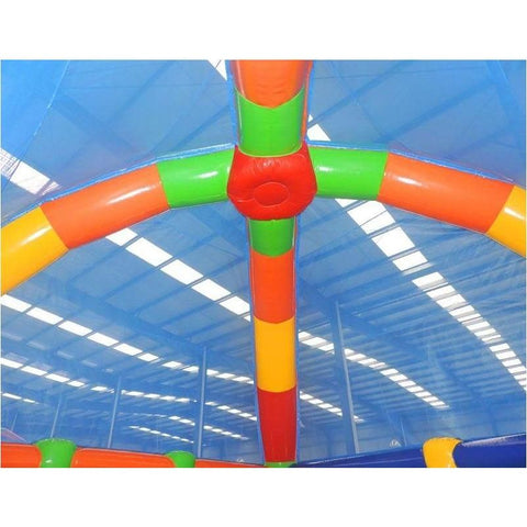POGO Commercial Bouncers 22' x 22' Big Bubba Giant Rainbow Bounce House with Blower by POGO 754972328296 2084