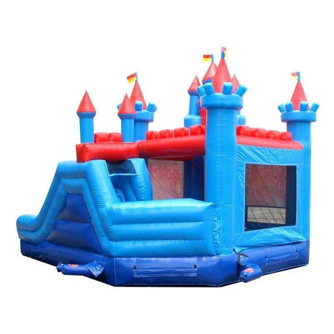 POGO Deluxe Brave Knight Bounce House Deluxe Brave Knight Bounce House and Slide Combo with Blower by POGO 754972361057 4324