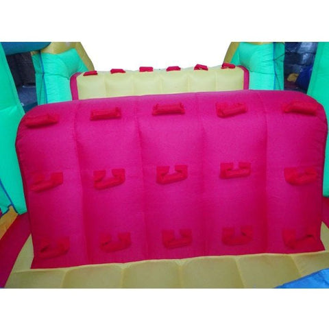 POGO Inflatable Bouncers 7' Backyard Kids Rainbow Castle Inflatable Obstacle Course Race by POGO 9.5'H Backyard Kids Inflatable Water Slide Cannon Pool POGO SKU# 5119