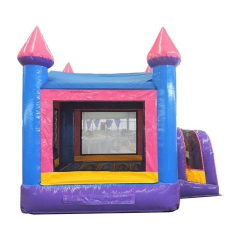 POGO Inflatable Bouncers 10' Compact Kids Pink Bounce House with Blower by POGO 754972354851 1899 10' Compact Kids Pink Bounce House with Blower by POGO SKU# 1899