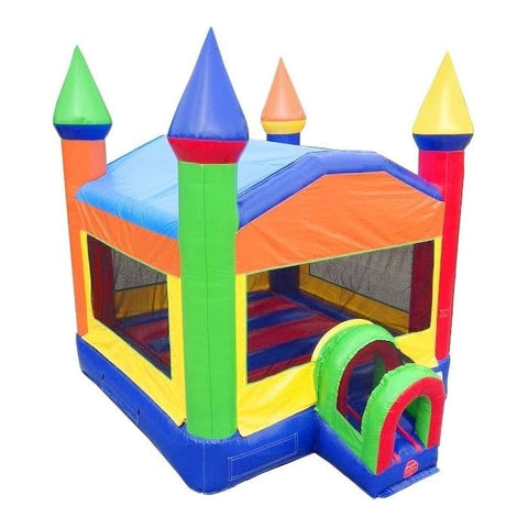 POGO Inflatable Bouncers 10'H Compact Kids Rainbow Bounce House with Blower by POGO 754972354868 1891 10'H Compact Kids Rainbow Bounce House with Blower by POGO SKU# 1891
