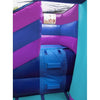 Image of POGO Inflatable Bouncers 11'H Crossover Pink Double Water Slide Bounce House with Blower, Backyard Party Package by POGO 754972355063 5517 11'H Double Water Slide Bounce House w/ Blower, Backyard Party Package