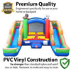 Image of POGO Inflatable Bouncers 11'H Crossover Sports Double Water Slide Bounce House with Blower, Backyard Party Package by POGO 754972370233 5518 11'H Crossover Sports Double Water Slide Bounce House with Blower