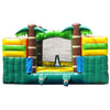 Image of POGO Inflatable Bouncers 11'H Crossover Tropical Double Water Slide Bounce House with Blower, Backyard Party Package by POGO 754972355049 5519 11'H Crossover Tropical Double Water Slide Bounce House Blower