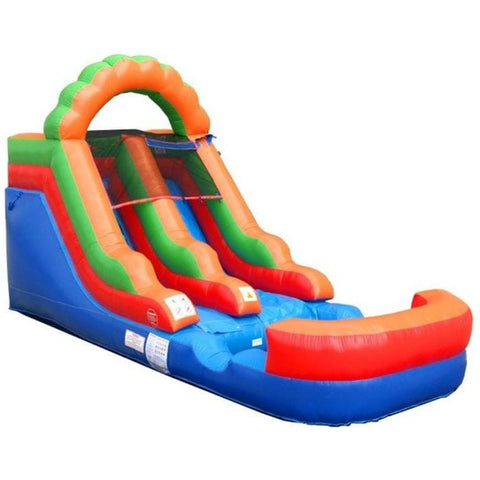 POGO Inflatable Bouncers 12'H Crossover Rainbow Inflatable Water Slide with Blower, Backyard Party Package by POGO 754972325158 5512 12'H Crossover Rainbow Water Slide w/ Blower, Backyard Party Package