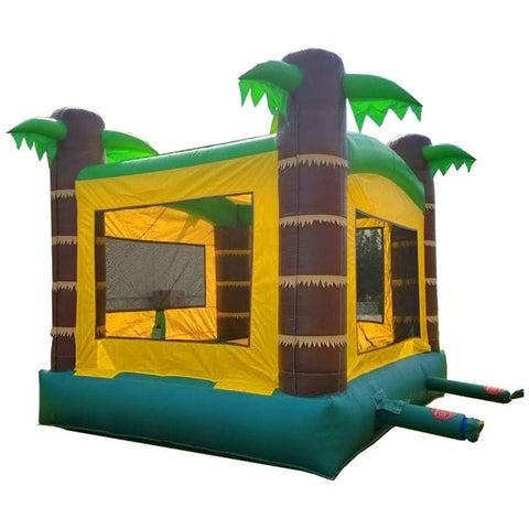 POGO Inflatable Bouncers 12'H Crossover Tropical Bounce House with Blower, Backyard Party Package by POGO 781880284093 5506 12'H  Crossover Tropical Bounce House Blower Backyard Party POGO 5506