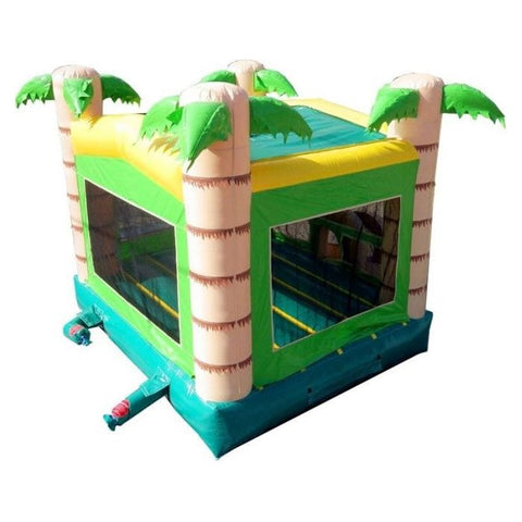 POGO Inflatable Bouncers 12'H Modular Tropical Inflatable Bounce House with Blower by POGO 754972336581 3 12'H Modular Tropical Inflatable Bounce House with Blower SKU# 3
