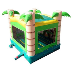 15.5' H Modular Tropical Inflatable Bounce House with Blower by POGO