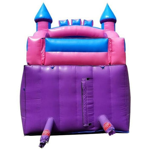 POGO Inflatable Bouncers 13 1/2'H Crossover Pink Inflatable Water Slide with Blower, Backyard Party Package by POGO 754972325141 5513 13 1/2'H Crossover Pink Water Slide with Blower Backyard Party Package