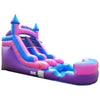 Image of POGO Inflatable Bouncers 13 1/2'H Crossover Pink Inflatable Water Slide with Blower, Backyard Party Package by POGO 754972325141 5513 13 1/2'H Crossover Pink Water Slide with Blower Backyard Party Package