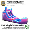 Image of POGO Inflatable Bouncers 13 1/2'H Crossover Pink Inflatable Water Slide with Blower, Backyard Party Package by POGO 754972325141 5513 13 1/2'H Crossover Pink Water Slide with Blower Backyard Party Package
