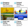 Image of POGO Inflatable Bouncers 13'H Crossover Sports Bounce House with Blower, Backyard Party Package by POGO 781880284109 5505 Crossover Sports Bounce House with Blower, Backyard Party Package POGO SKU# 5505