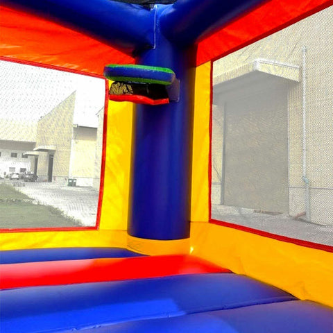 POGO Inflatable Bouncers 13'H Crossover Sports Bounce House with Blower, Backyard Party Package by POGO 781880284109 5505 Crossover Sports Bounce House with Blower, Backyard Party Package POGO SKU# 5505