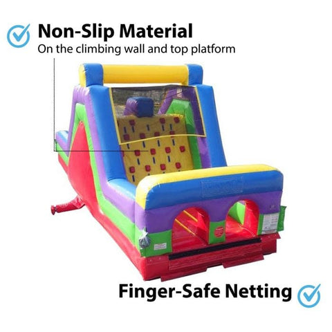 POGO Inflatable Bouncers 130' Retro GIANT 4-Piece Obstacle Course by POGO 754972360692 592 130' Retro GIANT 4-Piece Obstacle Course by POGO by POGO SKU# 592