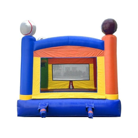 POGO Inflatable Bouncers 14.5'H Crossover Deluxe Sports Bounce House with Blower by POGO 840344502804 6235