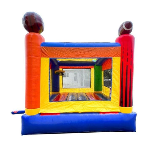 POGO Inflatable Bouncers 14.5'H Crossover Deluxe Sports Bounce House with Blower by POGO 840344502804 6235
