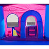 Image of POGO Inflatable Bouncers 14.5'H Crossover Pink Bounce House and Slide Combo with Blower, Backyard Party Package by POGO 754972311601 5526 14.5'H Crossover Pink Bounce House Slide Combo Blower Backyard Party