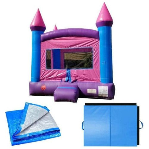 14.5' H Crossover Pink Bounce House by POGO
