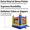 Image of POGO Inflatable Bouncers 14.5' H Crossover Rainbow Bounce House, Backyard Party Package by POGO $1,062.49 5504 14.5'H Crossover Rainbow Bounce House Backyard Party Package POGO 5504