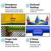 Image of POGO Inflatable Bouncers 14.5' H Crossover Rainbow Bounce House, Backyard Party Package by POGO $1,062.49 5504 14.5'H Crossover Rainbow Bounce House Backyard Party Package POGO 5504