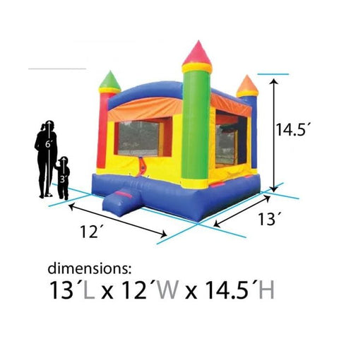 POGO Inflatable Bouncers 14.5' H Crossover Rainbow Bounce House, Backyard Party Package by POGO $1,062.49 5504 14.5'H Crossover Rainbow Bounce House Backyard Party Package POGO 5504