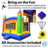 Image of POGO Inflatable Bouncers 14.5' H Crossover Rainbow Bounce House, Backyard Party Package by POGO $1,062.49 5504 14.5'H Crossover Rainbow Bounce House Backyard Party Package POGO 5504