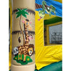 Image of POGO Inflatable Bouncers 14.5'H Crossover Tropical Jungle Smiley Face Inflatable Bounce House with Blower by POGO 781880278535 6167 14.5H Crossover Tropical Jungle Smiley Bounce House Blower POGO