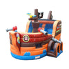 Image of POGO Inflatable Bouncers 14' Deluxe Pirate Ship Bounce House and Slide Combo with Blower by POGO 754972361040 19 14' Deluxe Pirate Ship Bounce House and Slide Combo Blower by POGO