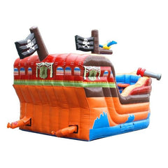 14'H Deluxe Pirate Ship Bounce House and Slide Combo with Blower by POGO