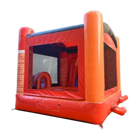 POGO Inflatable Bouncers 15.5'H Mega Fire Truck Water Slide Bounce House Combo with Blower by POGO 754972382397 6131 15.5'H Mega Fire Truck Water Slide Bounce House Combo with Blower POGO
