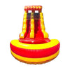 Image of POGO Inflatable Bouncers 15'H Crossover Fire Marble Inflatable Water Slide with Blower and Pool by POGO 840344503146 6250 15'H Crossover Fire Marble Inflatable Water Slide Blower Pool POGO
