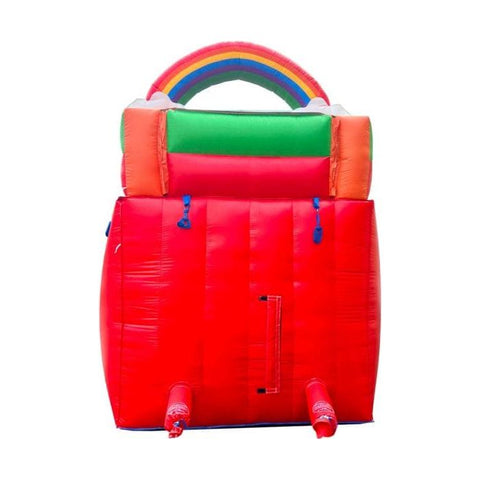 POGO Inflatable Bouncers 15'H Crossover Rainbow Cloud Inflatable Water Slide with Blower and Pool by POGO 840344503009 6248 15'H Crossover Rainbow Cloud Inflatable Water Slide Blower Pool POGO