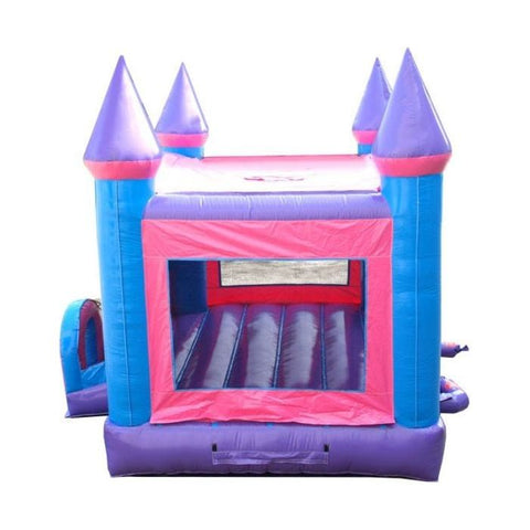 POGO Inflatable Bouncers 15'H Modular Pink Inflatable Bounce House with Blower and Princess Art Panel by POGO 754972336529 1986 15' Modular Pink Inflatable Bounce House w Blower & Princess Art Panel