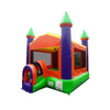 Image of POGO Inflatable Bouncers 15'H Orange Castle Inflatable Bounce House with Blower by POGO 754972372473 1950 15'H Orange Castle Inflatable Bounce House with Blower by POGO 1950