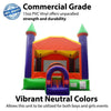 Image of POGO Inflatable Bouncers 15'H Orange Castle Inflatable Bounce House with Blower by POGO 754972372473 1950 15'H Orange Castle Inflatable Bounce House with Blower by POGO 1950