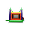 Image of POGO Inflatable Bouncers 15'H Orange Castle Inflatable Bounce House with Blower by POGO 754972372473 1950 15'H Orange Castle Inflatable Bounce House with Blower by POGO 1950